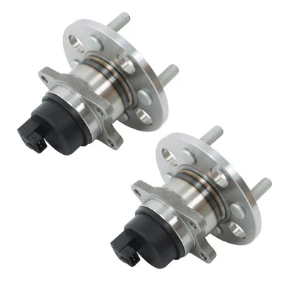 2x Conjunto de cojinete de cubo de rueda trasero derecho derecho derecho para Hyundai Accent Kia Rio Rio5 tracción delantera nuevo Foto 1 de 4