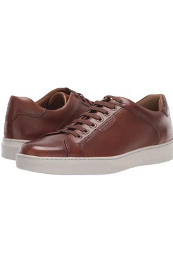 KENNETH COLE NEW YORK LIAM LACE-UP MEN'S SNEAKERS  COLOR COGNAC SIZE 8M NIB - Image 1 of 4