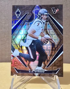 2024 Panini Phoenix CJ STROUD *BRONCE HOLO PANDORA* /33 #d30/33 TEXANOS - Imagen 1 de 6