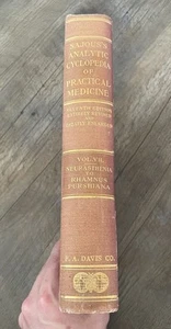 Antique 1918 Sajous's Analytical Cyclopedia of Practical Medicine Vol. VII 7 HC - Picture 1 of 20