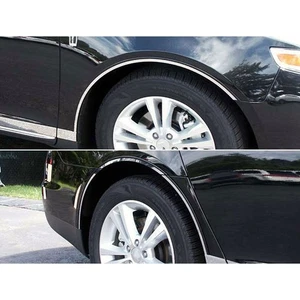 Guardabarros corto de acero 8p con 3M y junta para Lincoln MKS 4D 2013-16 de Luxury FX - Imagen 1 de 4