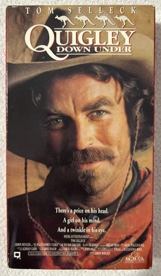 Quigley Down Under (VHS, 1991) Tom Selleck VG+ Tested - Image 1 of 4