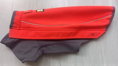 Ruffwear Hundemantel XS - Orange/Grau Softshell wasserfest Reflektor - neuwertig - Bild 1 von 4