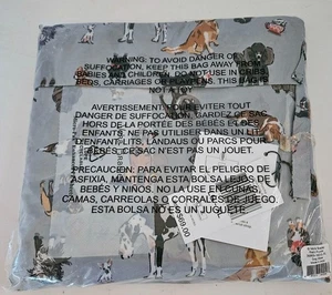 Vera Bradley Dog Show Best In Show Grey Rain Poncho ~Foldable/Packable~ L/XL~NWT - Picture 1 of 3