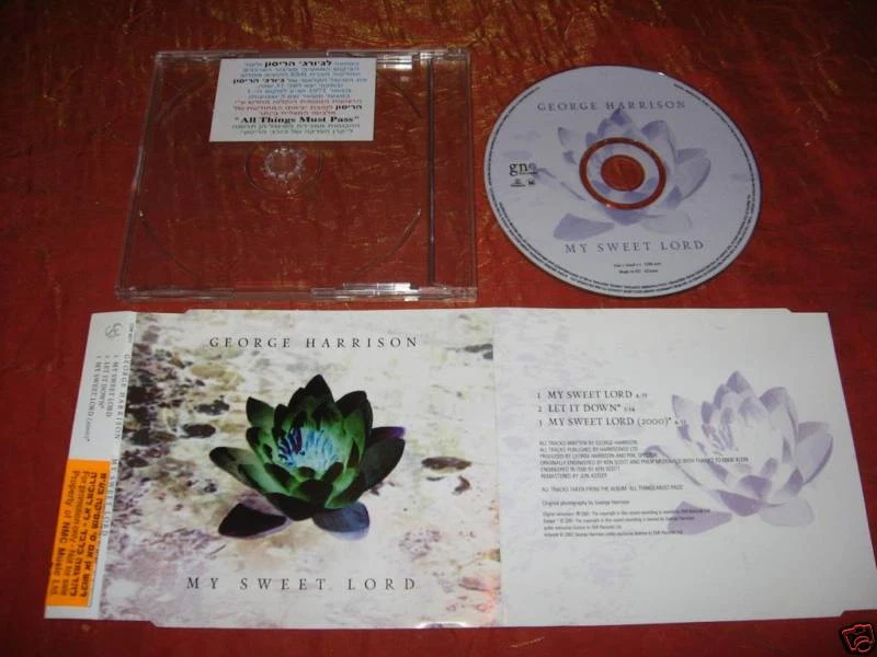 George Harrison - My Sweet Lord - SUPER RARE Promo Israeli Israel CD 3xTracks - Image 1 of 1