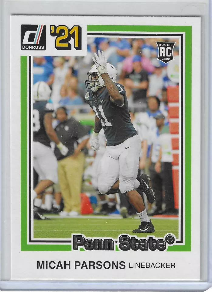 2021 Chronicles Draft Picks Micah Parsons Donruss #27 Dallas Cowboys - Image 1 of 1