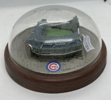 Wrigley Field ￼Chicago Cubs Ernie ￼Banks Autograph ￼1996 Sculpture COA