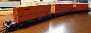 INTERMOUNTAIN A-LINE 53' BRAN/PACER MAXI-IV 3 UNIT STACKTRAIN BRAN 6119 HO SCALE - Picture 1 of 17