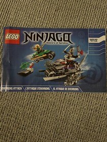 LEGO Instruction MANUAL ONLY No Bricks Ninjago 70722