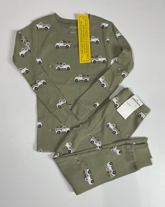 NEW Petit Lem Kids Fall Pumpkin Truck Pajama Set Size 5 - Picture 1 of 5