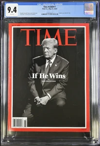 CGC 9.4 NEWSSTAND May 27, 2024 Time Magazine Donald Trump If He Wins - Picture 1 of 2