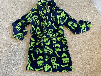 boys size 8  dinosaur bones robe - Image 1 of 4