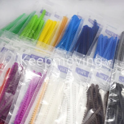 1000 Pcs Dental Orthodontic Ligature Ties Elastics Rubber Bands Brackets Brace