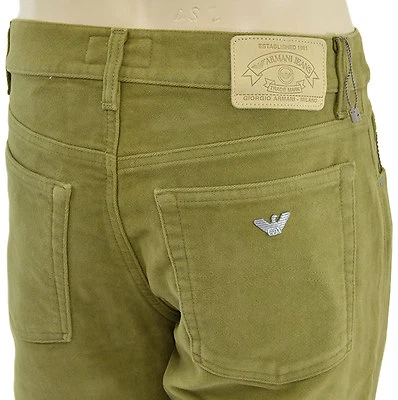 $265 ARMANI JEANS Green Velvet J03 Men's Denim Size 31 NEW COLLECTION - Image 1 of 4