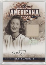 2008 Donruss Threads Baseball Americana Materials /250 Betty Garrett #BA-33