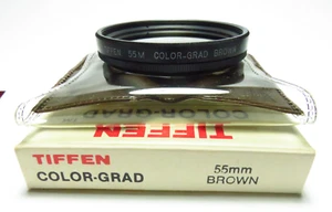 Tiffen 55mm Filter Photo Lens Color Grad Graduated BROWN w/ Case / #3046 - Picture 1 of 1