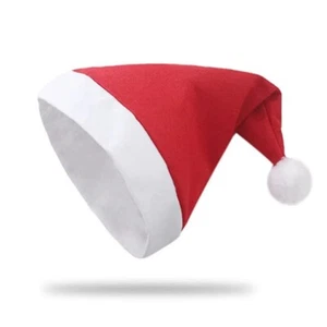 Weihnachtsmütze für Erwachsene Kinder dick warm Weihnachtsmann Weihnachtsmützen Mütze Merry Christ - Bild 1 von 2