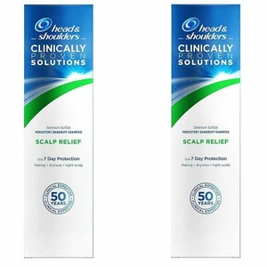 Head & Shoulders 2x 130ml Scalp Relief Persistent Schuppen Shampoo, - Bild 1 von 2