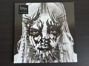 POPPY I Disagree Exclusive Black & White Half/Half Splatter Vinyl LP SEALED - Picture 1 of 3