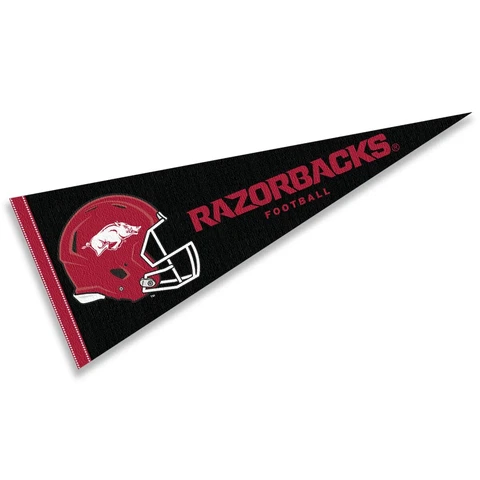 Arkansas Razorbacks 12 in X 30 in Football Helmet Pennant Cover