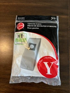 Bolsas de filtro de vacío plisadas HEPA Hoover tipo Y genuinas (3) nuevas - Imagen 1 de 1