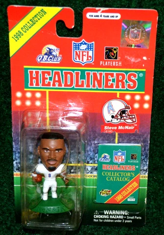 Houston Oilers Steve McNair 1998 Corinthian Headliner Figure Cover