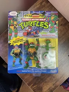 De colección TMNT Teenage Mutant Ninja Turtles Headdroppin' Raph Playmates 1991 MOSC - Imagen 1 de 4