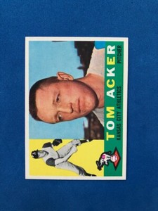 1960  TOPPS #274 TOM ACKER  NRMT-MT ! SET BREAK **SMS CARDS**