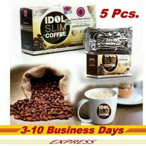 5 x IDOL Coffee Slim Drink Instant Diet Weight Burn Resistance Low Fat 10 Sachet - Bild 1 von 7