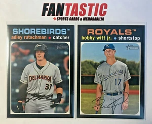 2020 Topps Heritage Minor League YOU PICK Base Card & SP Short Print #1-220 - Picture 1 of 2