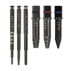 Implant Fixture Remover Extractor Fractured Screw Removal Drill Tap Bar - Picture 1 of 16