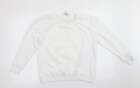 Disney By Atmosphere Womens White Animal Print Polyester Pullover Sweatshirt Siz