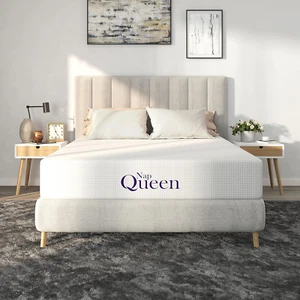 8 Inch Queen Size Mattress, Bamboo Charcoal Memory Foam Mattress, Bed in a Box, - Picture 1 of 12