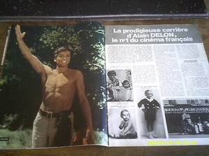 REVUE 1976 LA PRODIGIEUSE CARRIERE D ALAIN DELON 10 PAGES - Imagen 1 de 9
