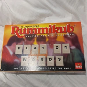 Vintage Rummikub Tile Word Game By Goliath Complete 1995 Great Condition - Picture 1 of 6