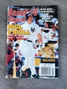 Cubierta original de Paul O’Neill Baseball Digest de mayo de 1999 - Imagen 1 de 1