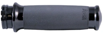 Avon Custom Contour Heated Grips - Black Motorcycle Street Bike CC-86-ANO-HT - Image 1 of 4