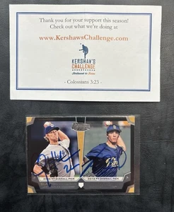 Clayton Kershaw And Max Fried Dual Auto🤩🤯 - Picture 1 of 2