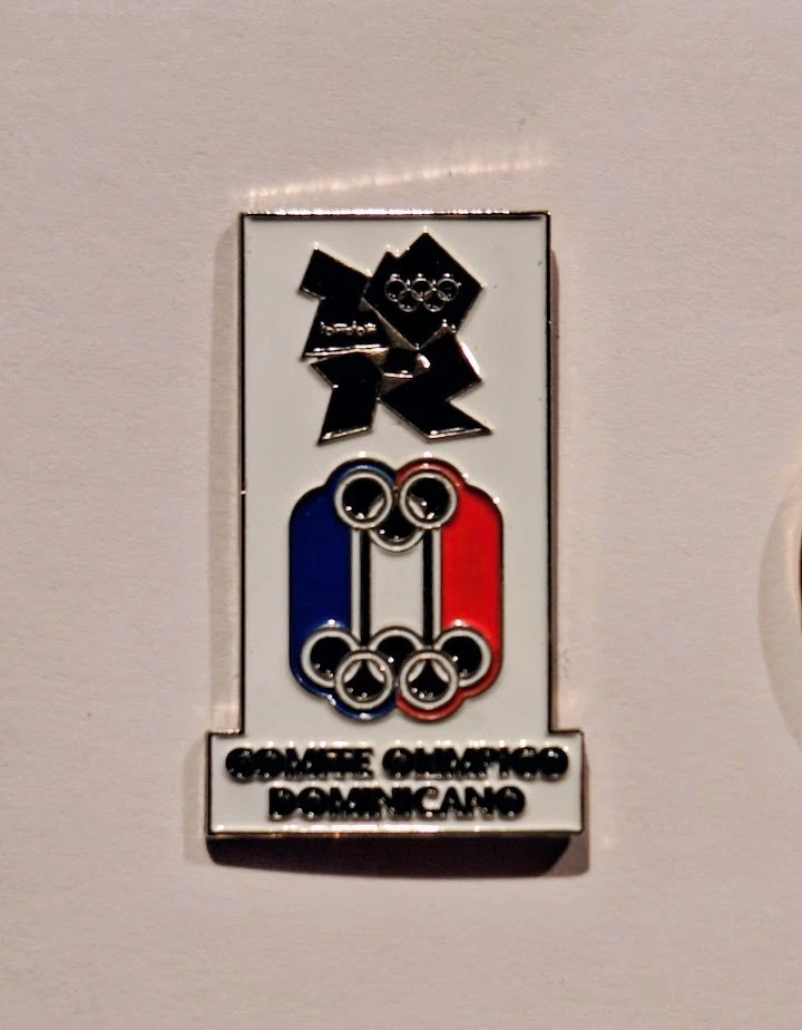  BONITO PIN REPÚBLICA DOMINICANA OLÍMPICOS DE LONDRES 2012 NOC  Foto 1 de 1