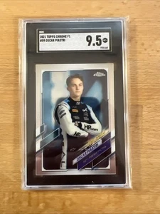 2021 Topps Chrome F1 Oscar Piastri #59 Future Stars Rookie RC SGC 9.5 - Picture 1 of 2