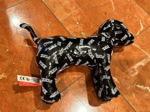 VICTORIA'S SECRET ROSA NEGRO BLANCO 9" VINILO PLISADO PELUCHE PERRO 2015 UE - Imagen 1 de 9