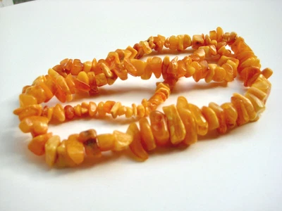 schöne alte Natur Bernsteinkette  46gr old Butterscotch Amber Necklace _ Nr. 132 - Bild 1 von 3
