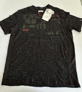 PROJEK RAW Herren T-Shirt Schwarz Kurzarm Größe M Neu mit Etikett - Bild 1 von 10