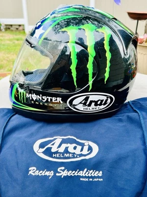 Arai Corsair RX7 Hopkins Hopper Monster Energy Full Face Motorcycle Helmet/XS - Image 1 of 4