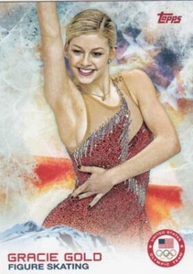 2014 Topps U.S. Olympic and Paralympic Team and Hopefuls #40 Gracie Gold NM-MT - Picture 1 of 2