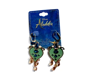 Disney Aladdin Jasmin Replik Ohrringe Goldfarben Neu mit Etikett - Bild 1 von 4