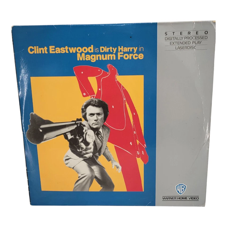 Magnum Force Warner Laserdisc Clint Eastwood Dirty Harry Stereo Extended Play - Image 1 of 4