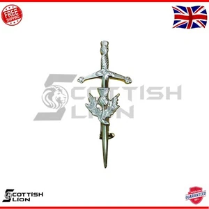 Scottish Thistle Kilt Pin for Kids - Highland Kilt Accessory - Picture 1 of 3