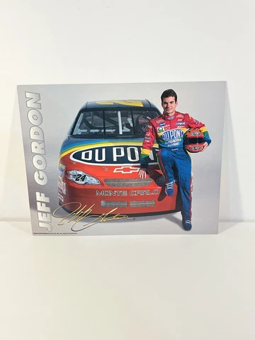 nascar postcard, 1998,Jeff Gordon #24, DuPont, 8x10 Cover
