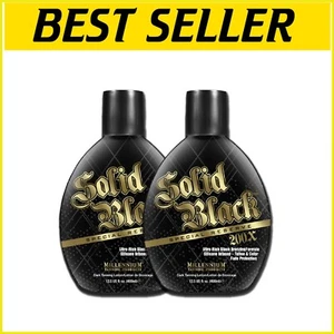 Tattoo Defense 200X Tanning Lotion - Solid Black, 13.5oz, Convenient 2-Pack - Picture 1 of 8